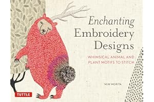 Enchanting Embroidery Designs: Whimsical Animal and Plant Motifs to Stitch
