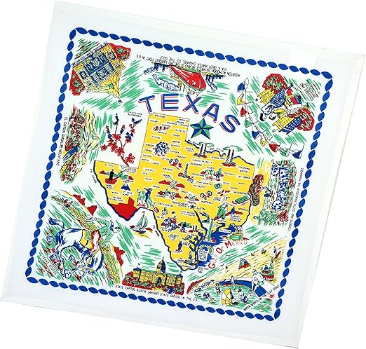 Amazon Com New Design Texas State Map Kitchen Towel Home Kitchen