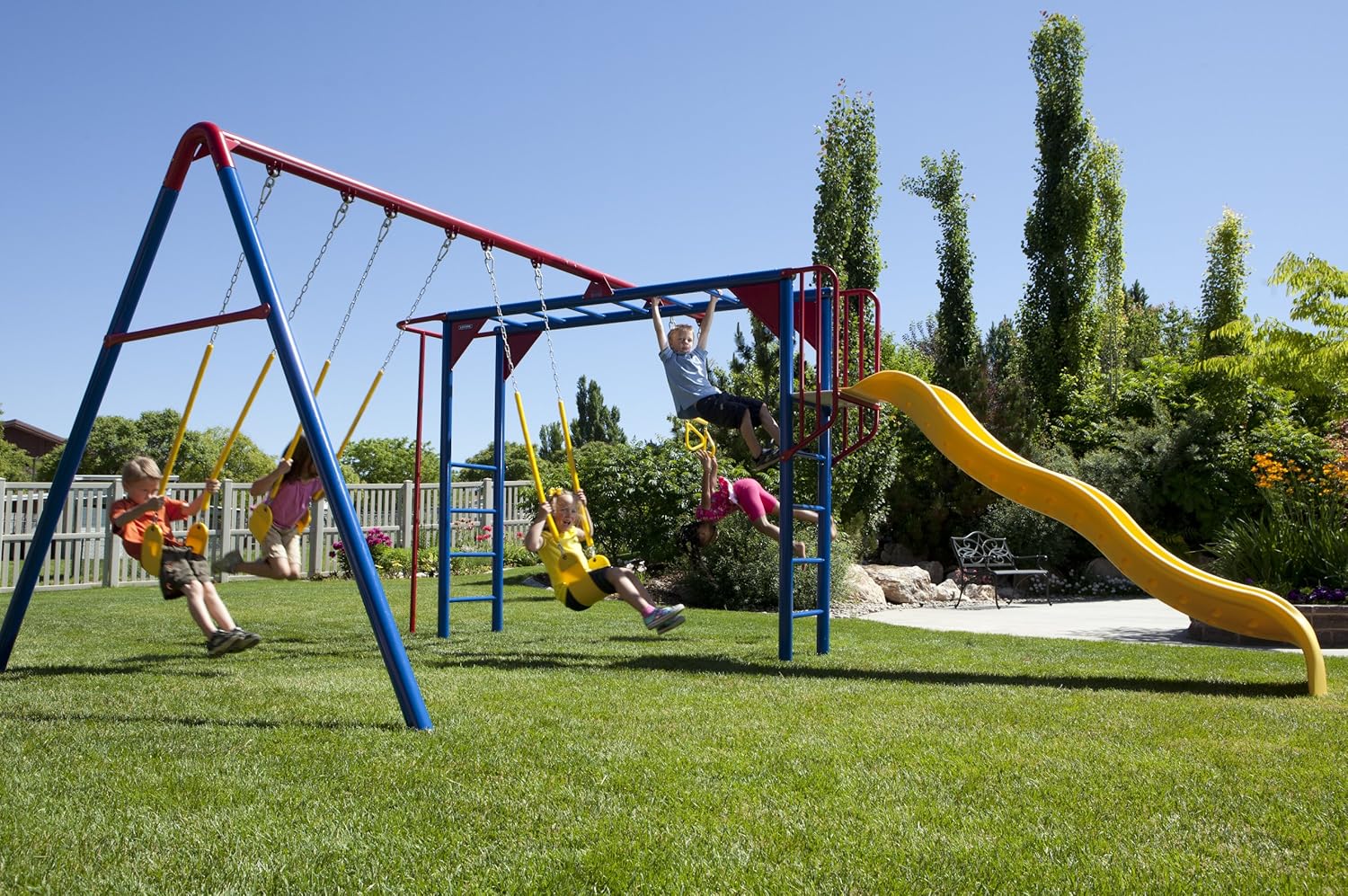 lifetime monkey bar adventure swing set canada