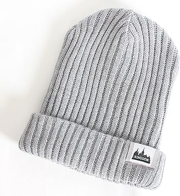 Amazon Kingdom キングダム 限定 カラフル ニット帽 軽量 柔らか ニットキャップ 帽子 メンズ レディース 男女兼用 Web限定 春夏秋冬 釣り スキー スノーボード スポーツ普段使いに 25色 グレー Kingdom キングダム ニットキャップ ビーニー