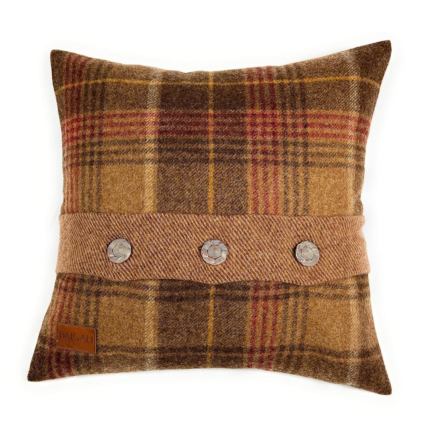 Scottish Scatter Cushion, 100 wool, designed and handmade in Edinburgh