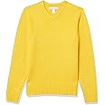 Amazon Essentials Men's Long-Sleeve Soft Touch V-Neck Sweater