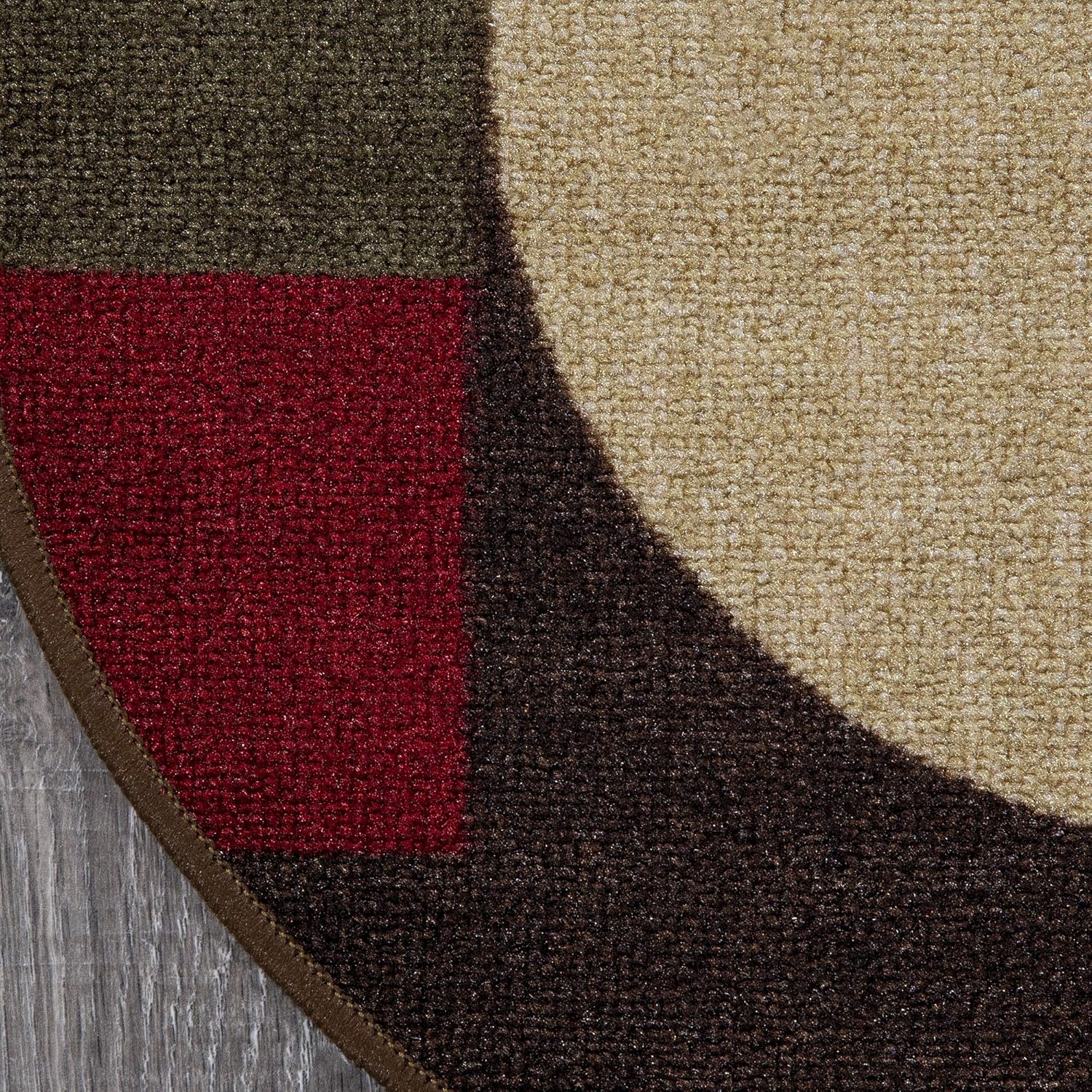 Ottomanson Washtown Runner Rug, 20" x 59", Multicolor: Furniture & Decor