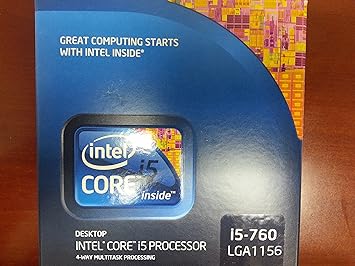 Amazon Com Intel Core I5 760 Processor 2 8 Ghz 8 Mb Cache Socket Lga1156 Electronics
