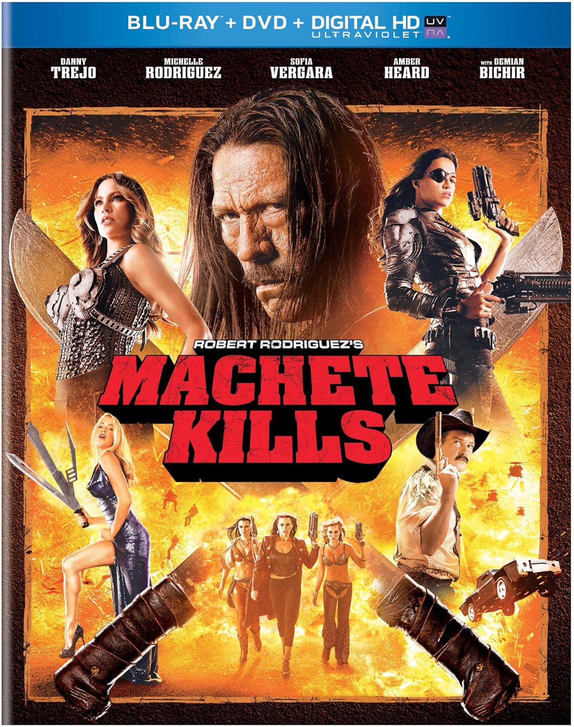 Machete Kills [BluRay] Amazon.fr Carlos Estevez, Sofía Vergara