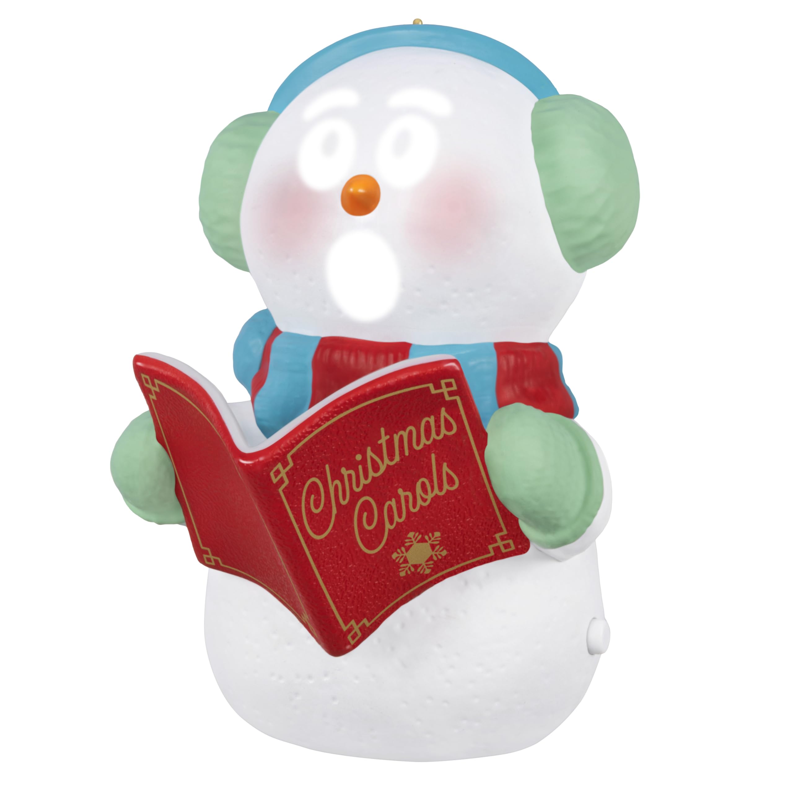 Photo 1 of ** missing cord**
Hallmark Keepsake Christmas Ornament 2024, Caroling Snowman Musical With Light, Snowman Collectors Gifts