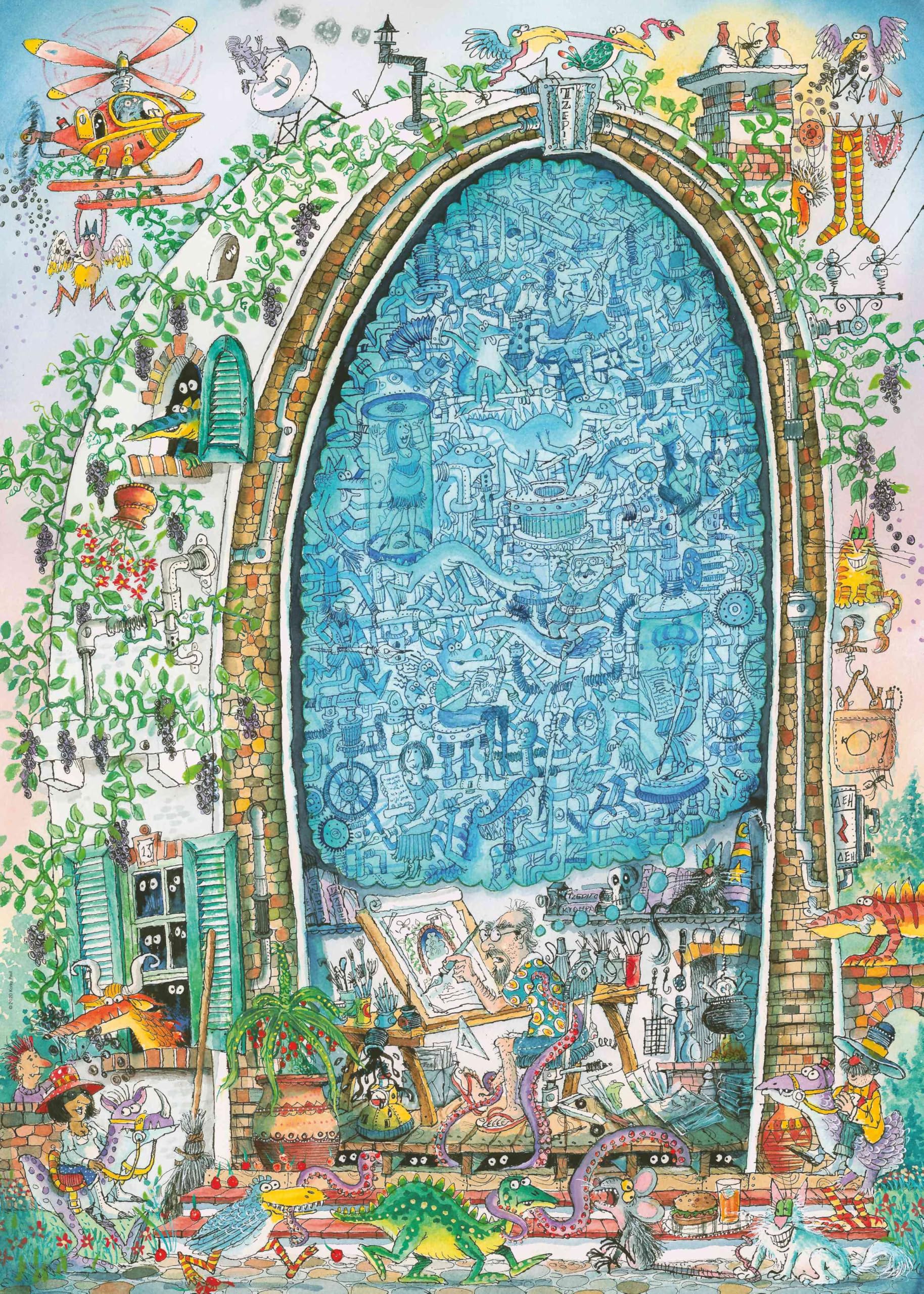 Heye Puzzles Triangular 1000 Pc - Paul Artist's Mind PL