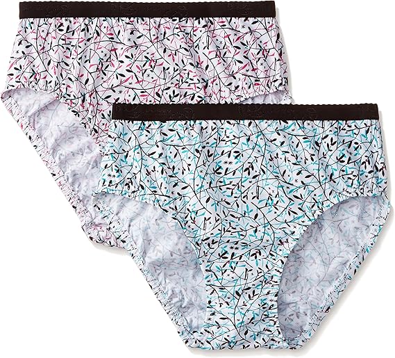 Buy Jockey Women's Cotton Hipster (Pack of 2) (Colors May Vary) at