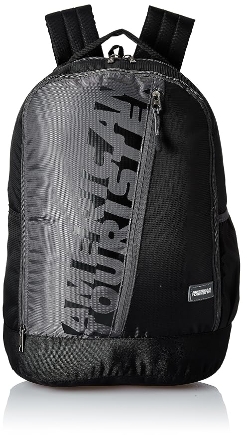 American Tourister 28 Ltrs Black Casual Backpack (AMT Twist Backpack 01 - Black)