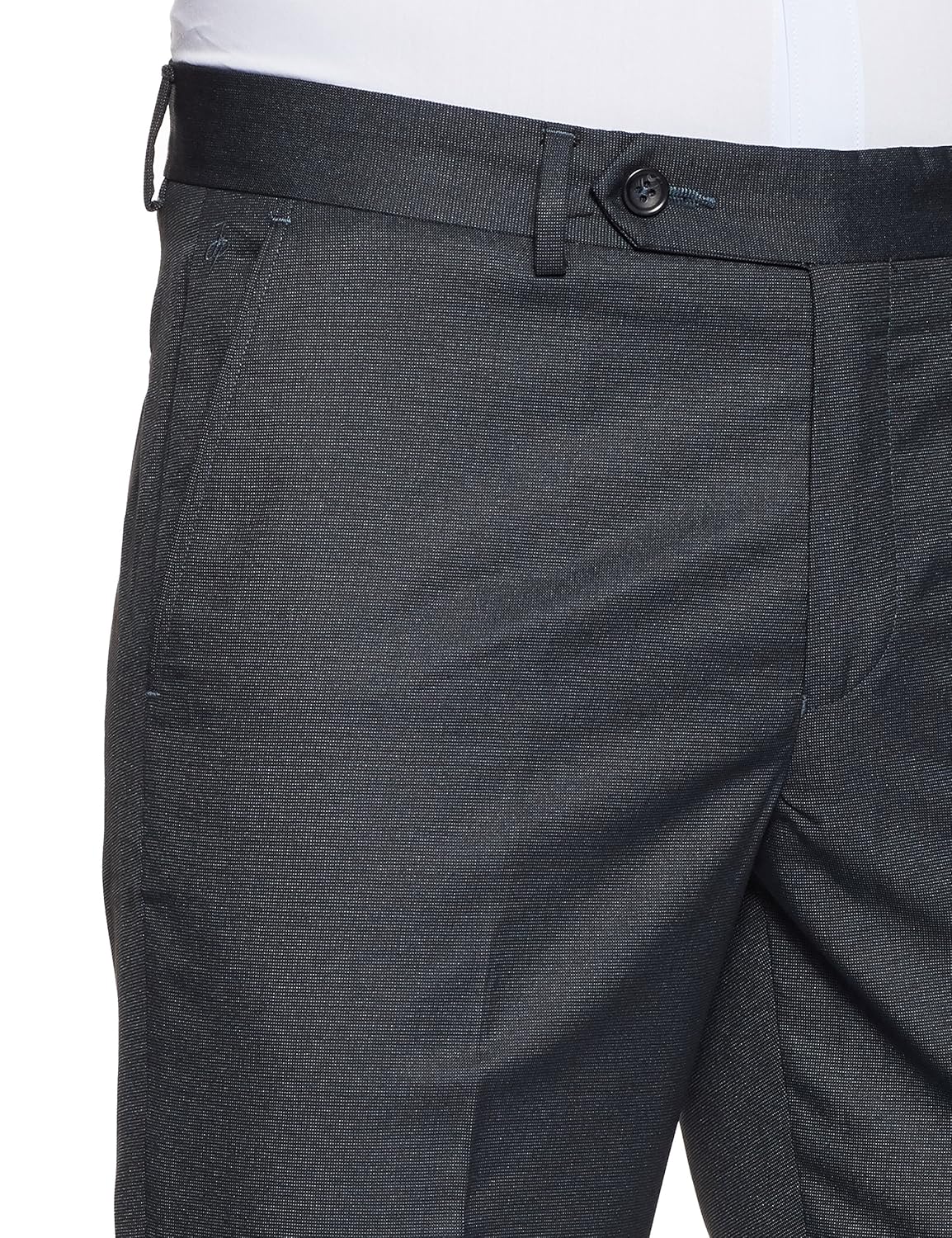 john players men's slim fit formal trousers