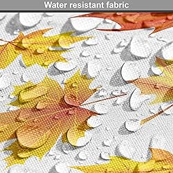 Ambesonne Autumn Fabric by The Yard, Demonstration