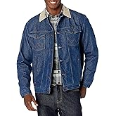 Wrangler Men's Pre-Washed Blanket Lined Denim Jacket