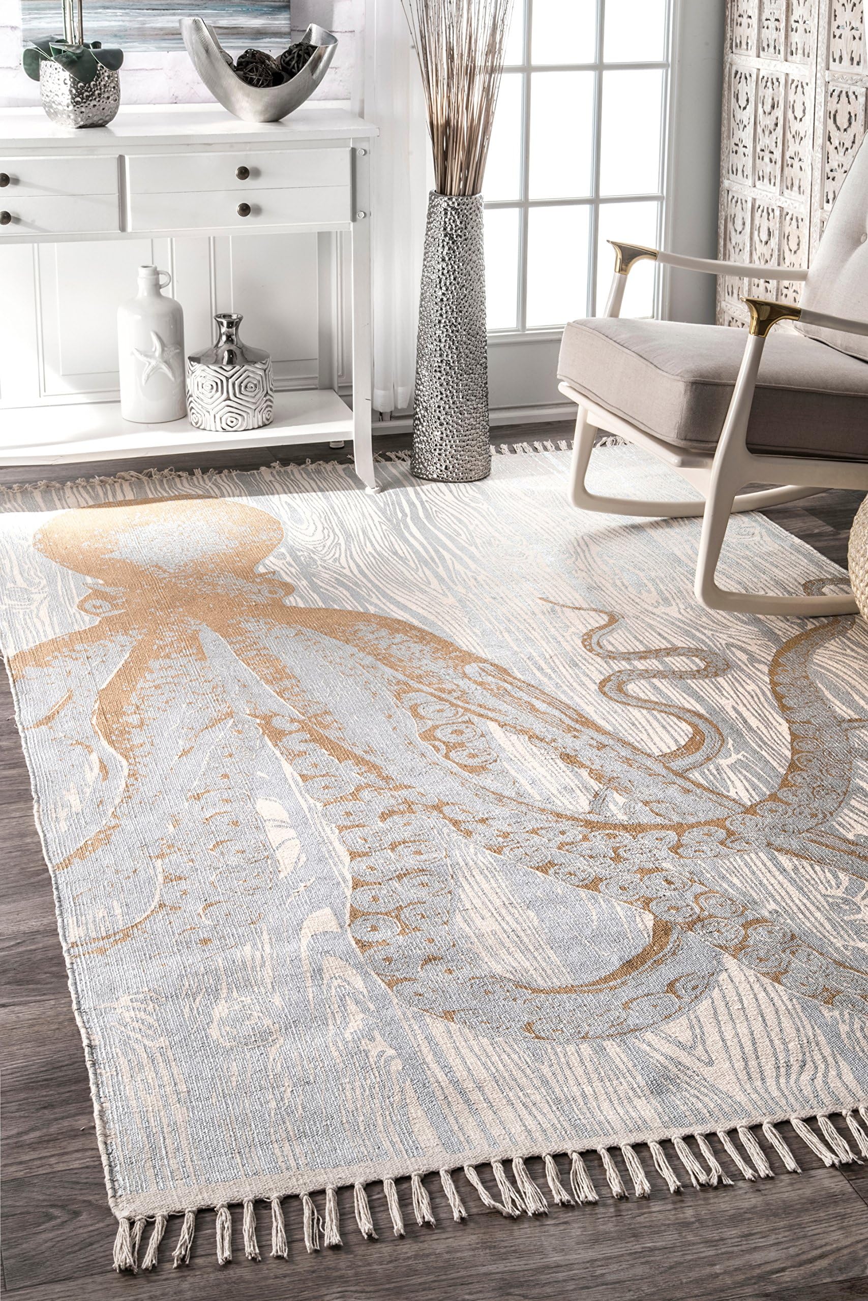 nuLOOM Thomas Paul Metallic Area Rug, 5' x 8', Ivory