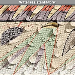 Ambesonne Egyptian Print Fabric by The