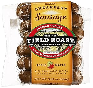 Field Roast, Vegetarian Apple Maple Breakfast Sausage, 9.3 oz (Frozen)