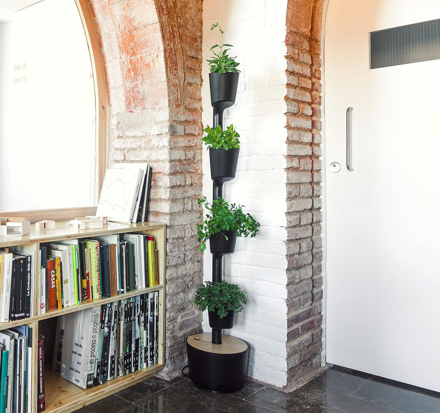 Citysens Urbaner Design-Gemüsegarten mit Selbstbewässerung 4 Schwarz