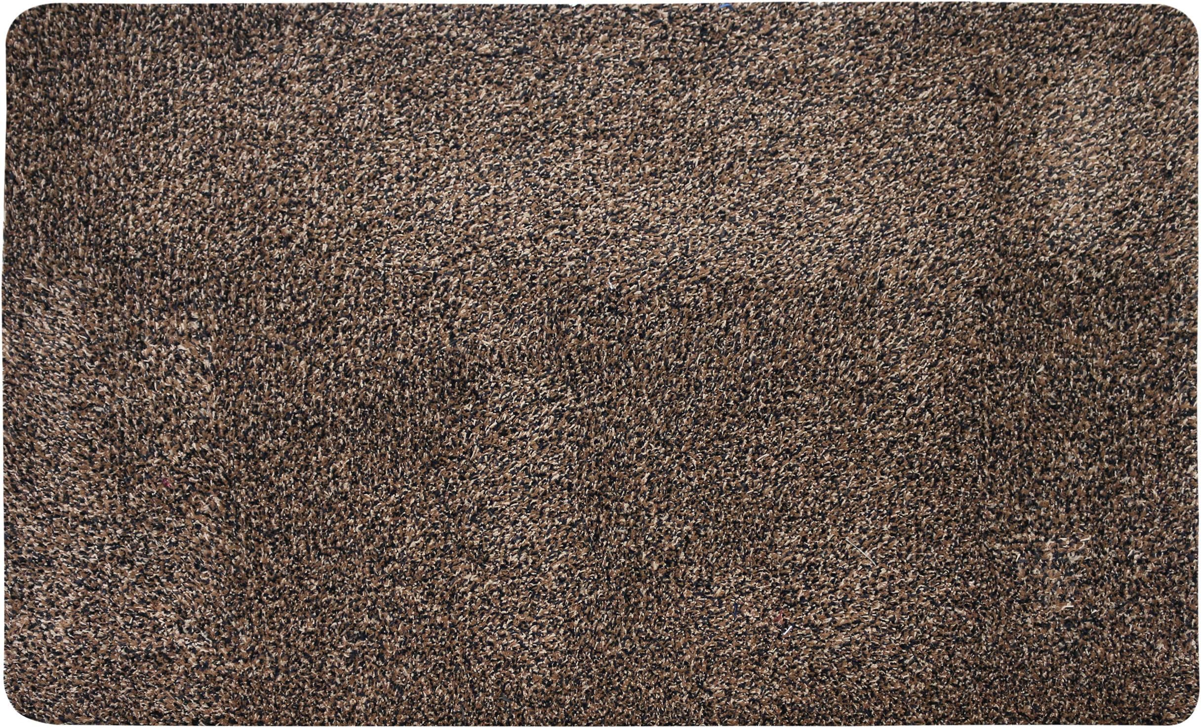 MUD STOPPER Door Mat | Shower Mat | Super Soft Feel | Machine Washable | Non-Slip Door Mat for Home/Office | 100% Polyester | 40 x 60cm - Taupe