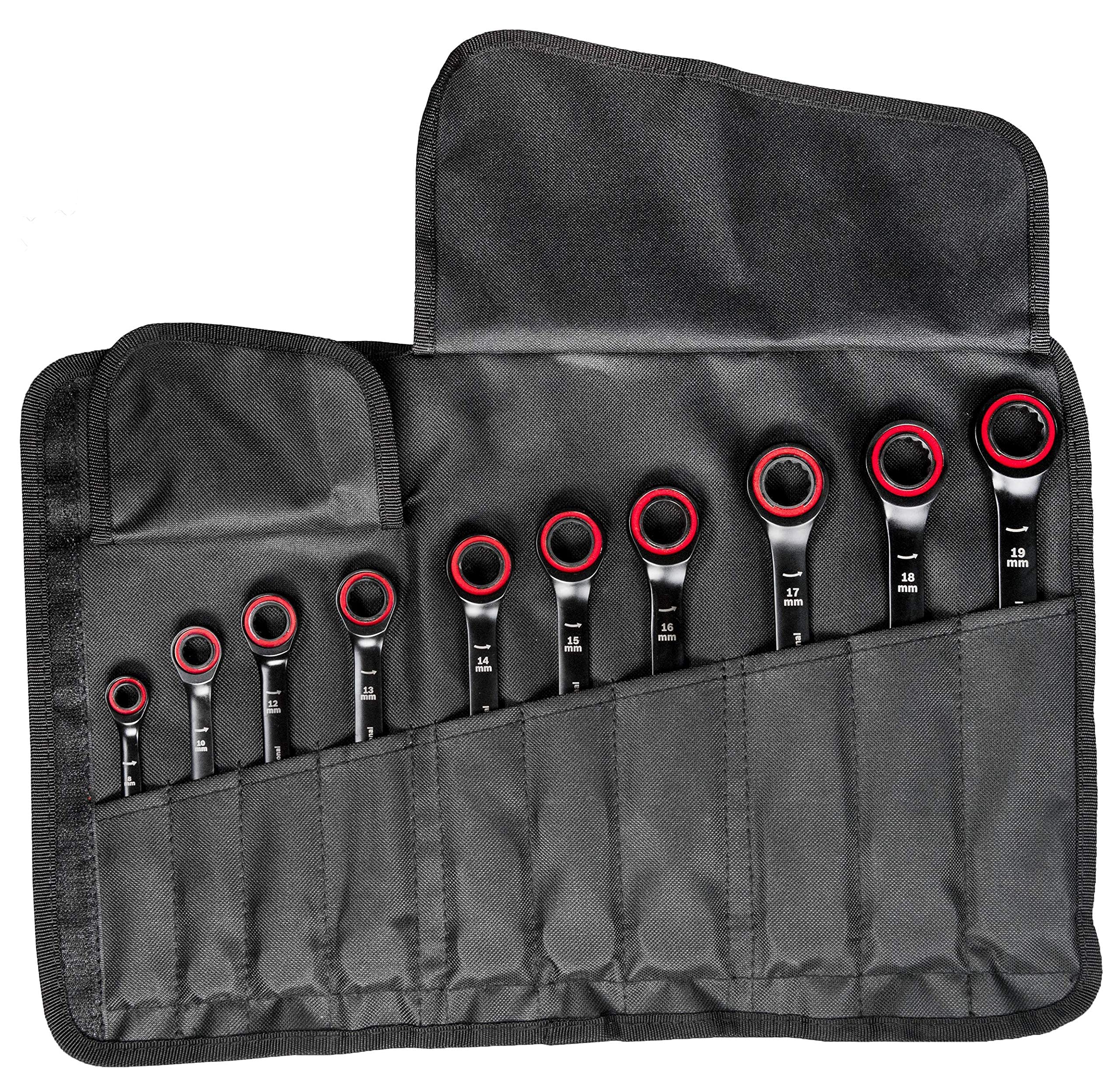 Bosch Professional Schraubenschlüssel Set 10tlg. (8/10/12/13/14/15/16/17/18/19 mm, Tasche) - Amazon Exclusive 3