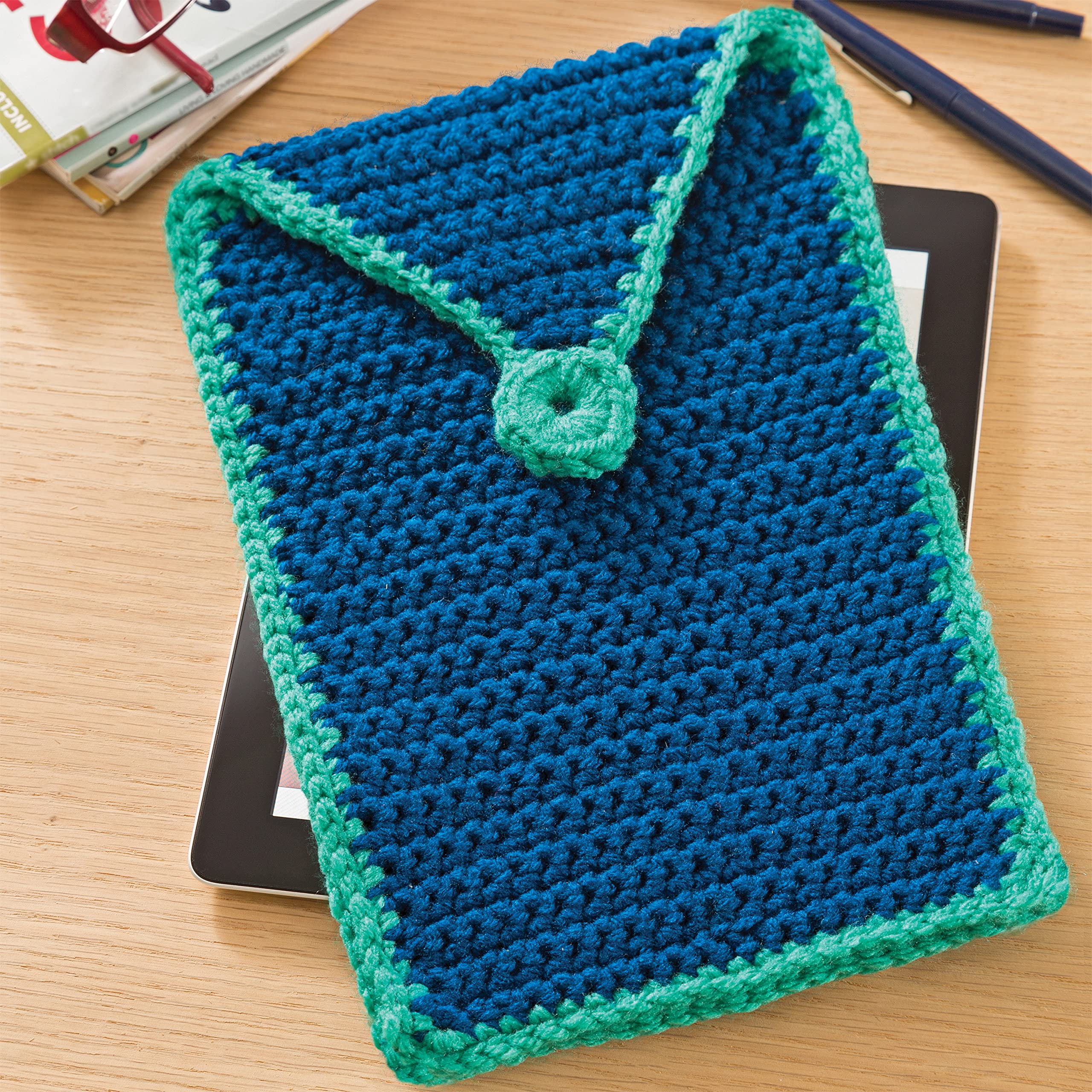 Boye I Taught Myself to Crochet Starter Kit with Instruction Booklet, Multicolor 30 Piece