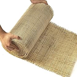 24" Width Square Rattan Cane Webbing Roll 2 Feet