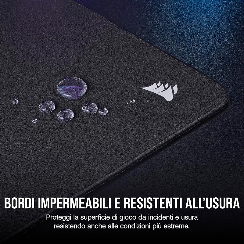 MM500 v2 Tessuto Ibrido Tappetino per Mouse Esteso da Gioco – Nero