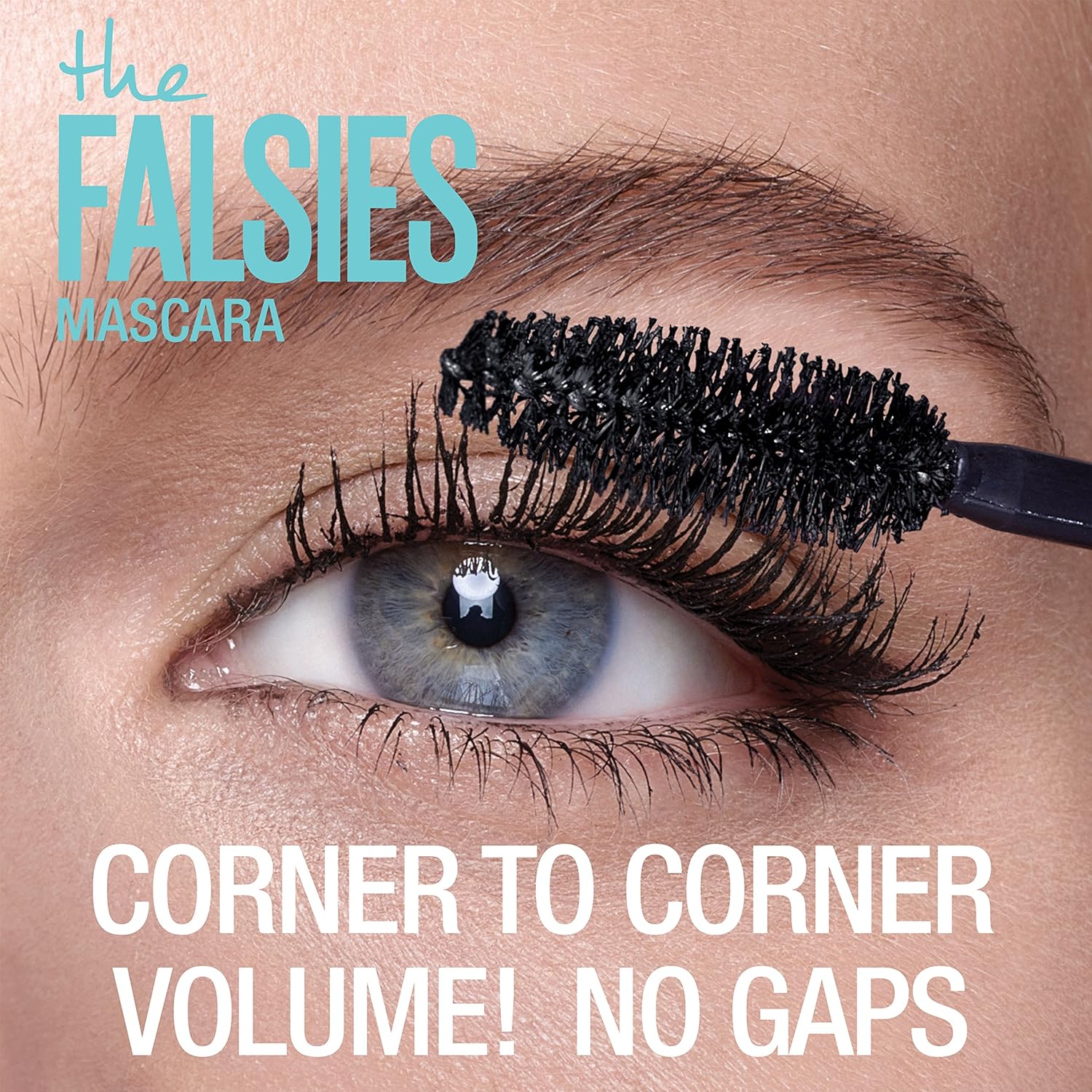 Volumizing, Lengthening Washable Mascara, Blackest Black, by Maybelline Volum' Express The Falsies Clump-Free Formula for Thicker, Fuller Lashes, 1 Tube: Beauty