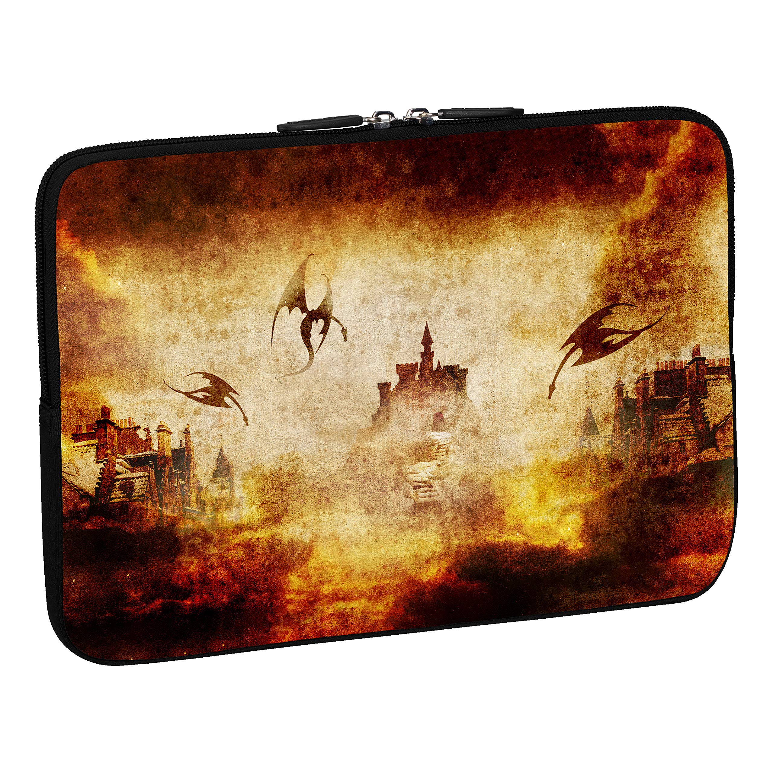 Pedea Dragon's Castle Design Tablet PC Case 10.1 Inches (25.6 cm) Neoprene