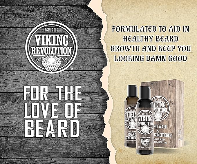 viking revolution beard wash