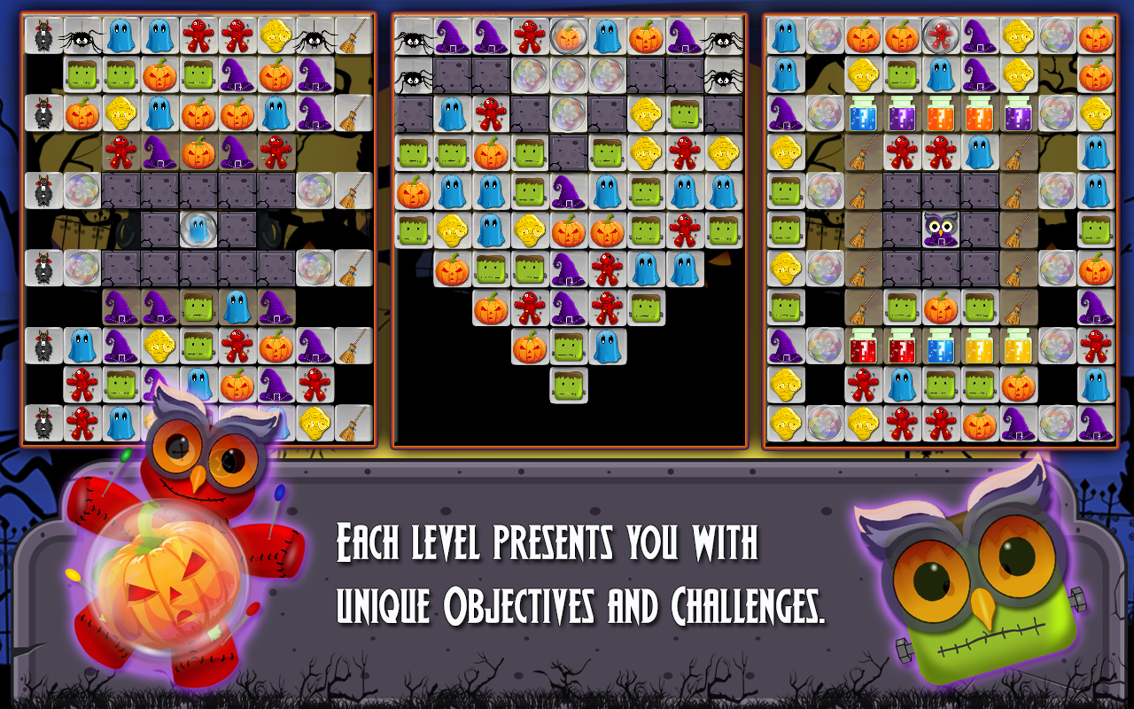 Halloween Drops 2 - Match three puzzle