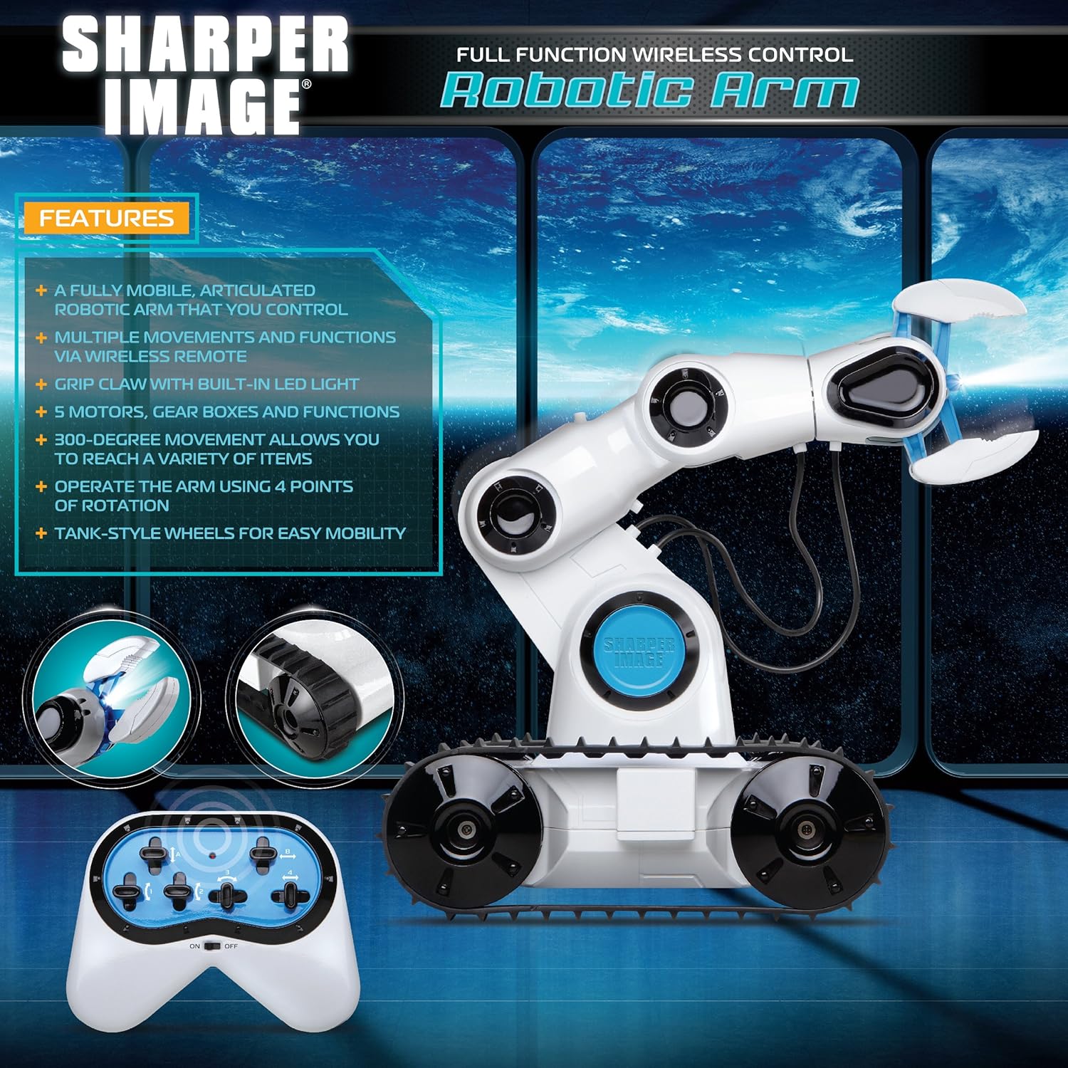 sharper image robotic arm