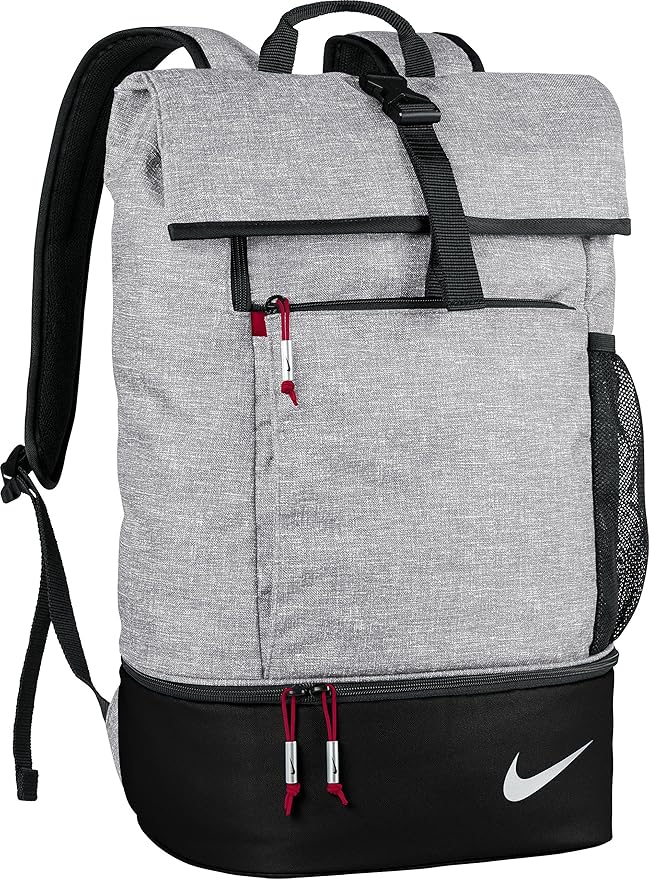 Nike Sport Backpack with Shoe Storage Silver/ Black/ Gym Red Amazon.ca Sports & Outdoors