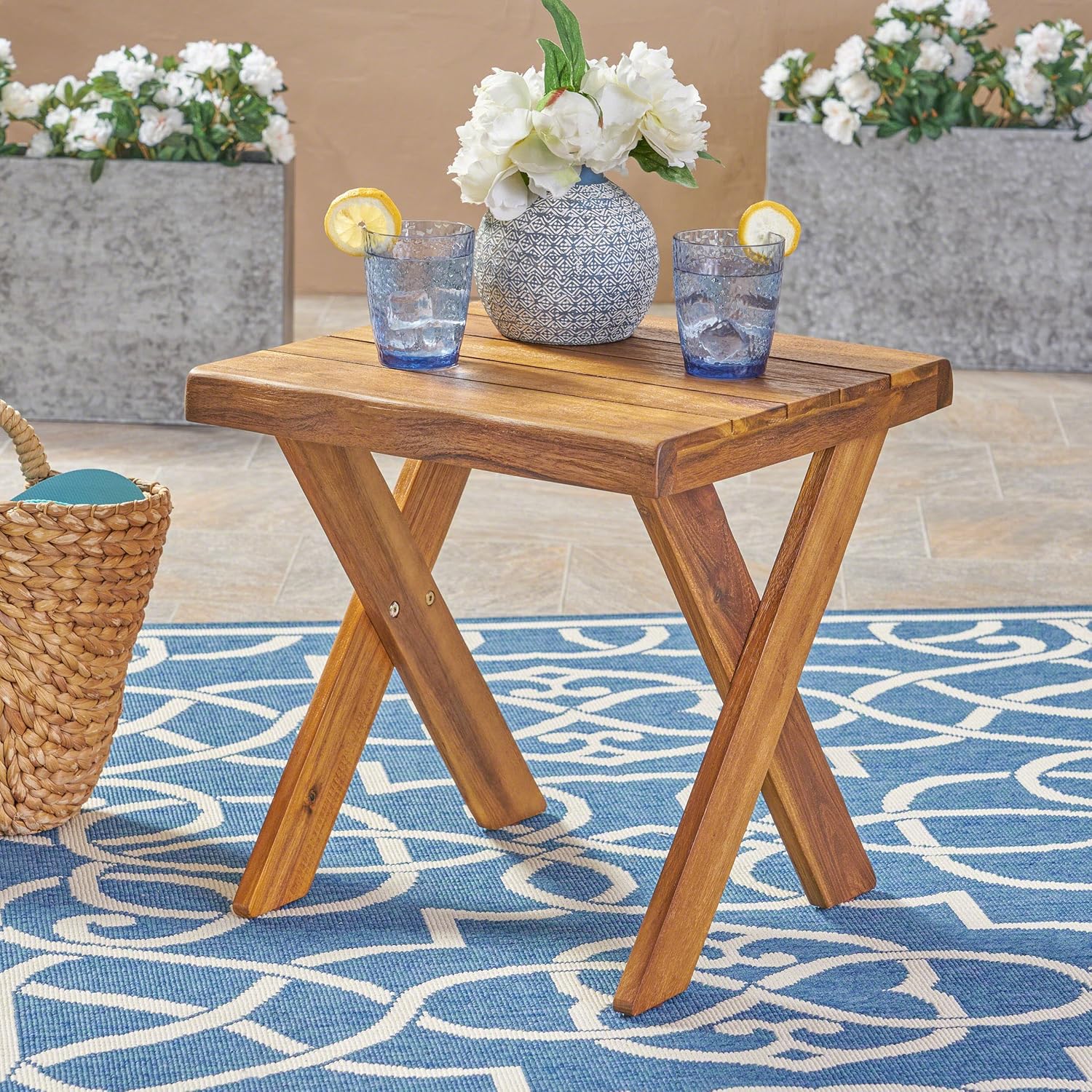 Best Teak Outdoor End Table