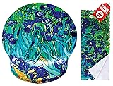 Van Gogh Irises Ergonomic Design Mouse Pad with