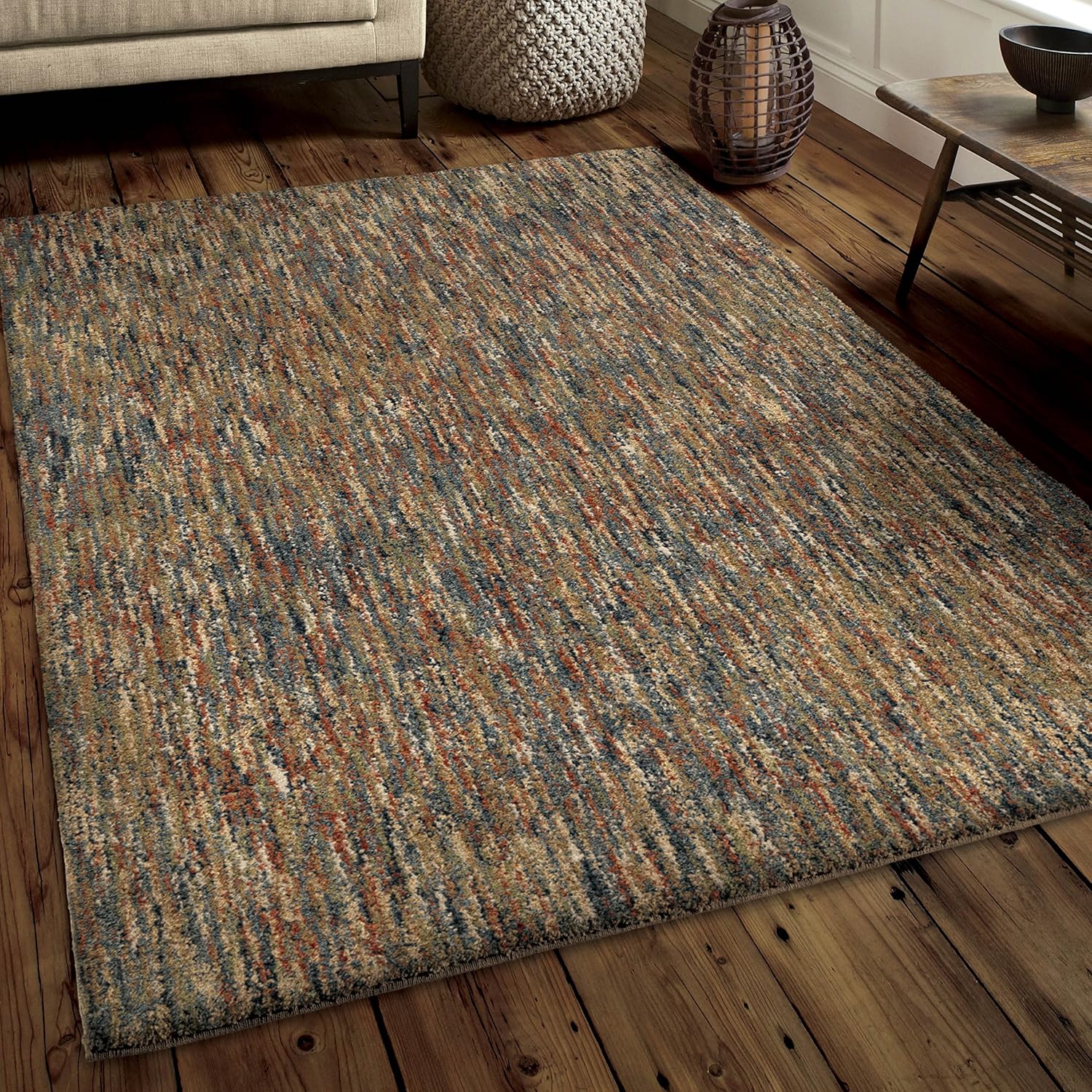 Orian Rugs Super Shag Collection 386295 MultiSolid Area