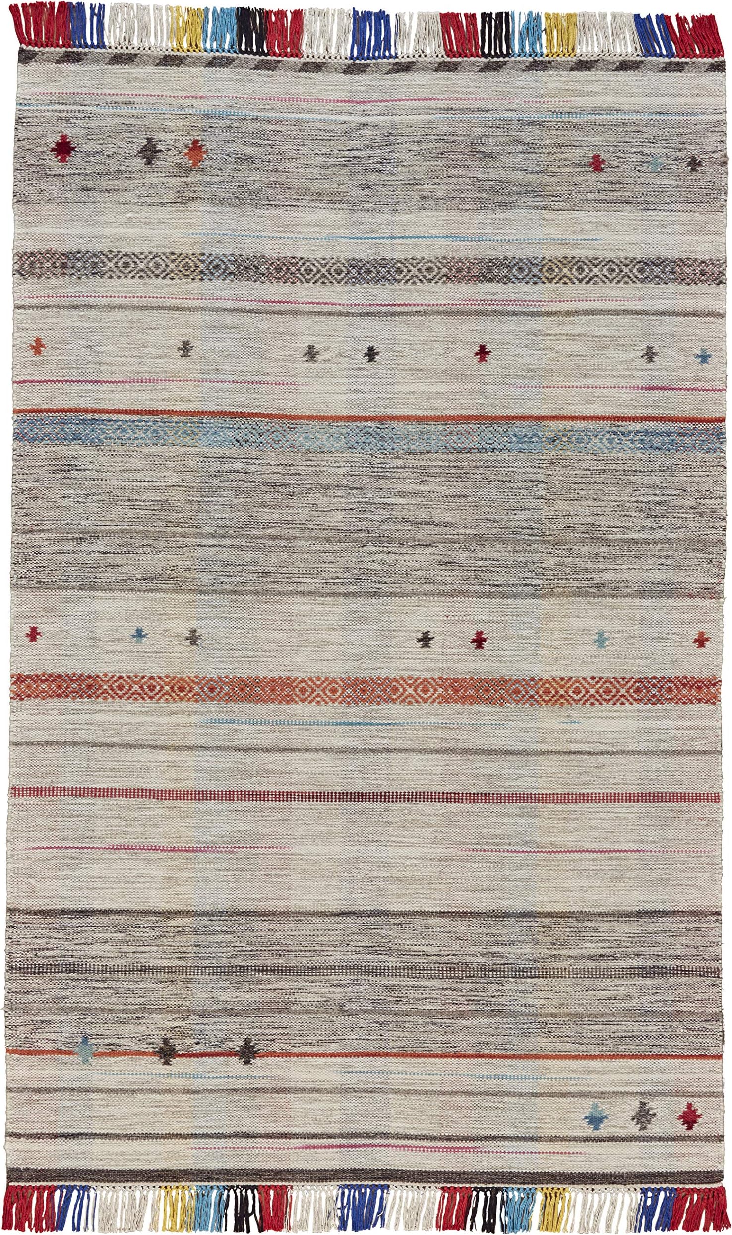Feizy Rugs Mirella Area Rug 8' x 10' Light Gray