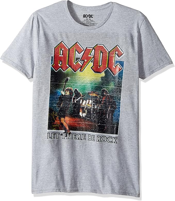 AC/DC Men's Let There Be Rock Graphic Tee