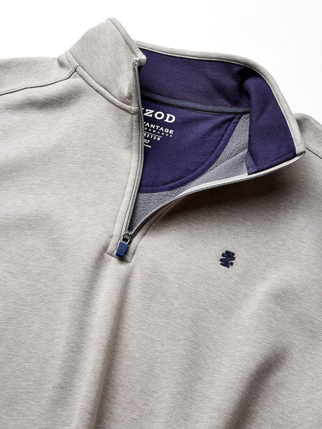 IZOD Men's Big and Tall Advantage Performance Quarter Zip Fleece Pullover at  Men’s Clothing store