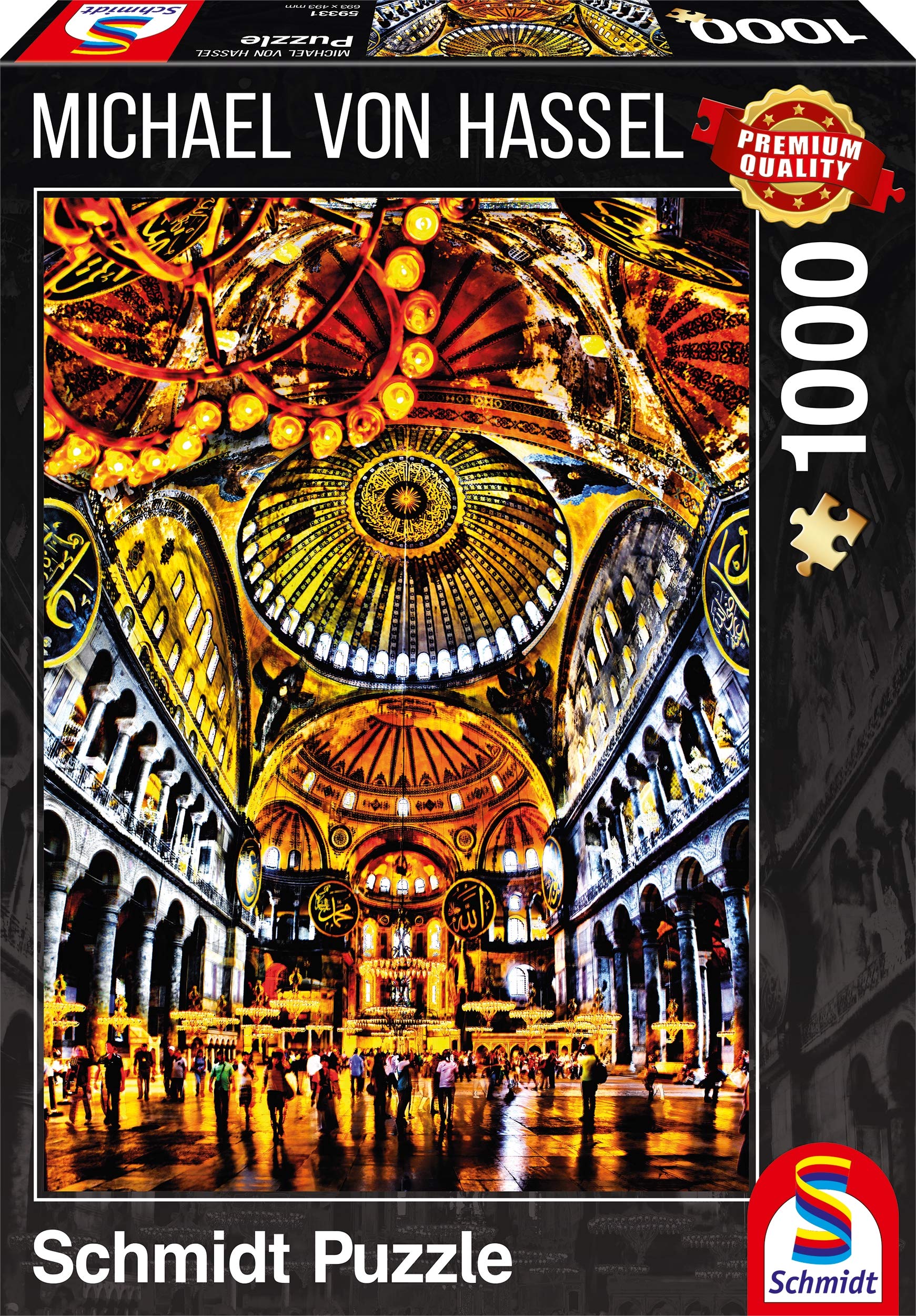 Schmidt Michael Von Hassel Church Dome Premium Quality Jigsaw Puzzle (1000-Piece)
