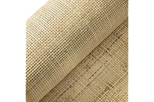 LUSYDECO 16" Width Square Rattan Cane Webbing Roll 3 Feet Length for Caning Projects Fine Radio Net Mesh Pre Woven Open Weave Wicker Woven Rattan Sheets Caning Material for Chairs, Cabinet, Door (3 FEET)