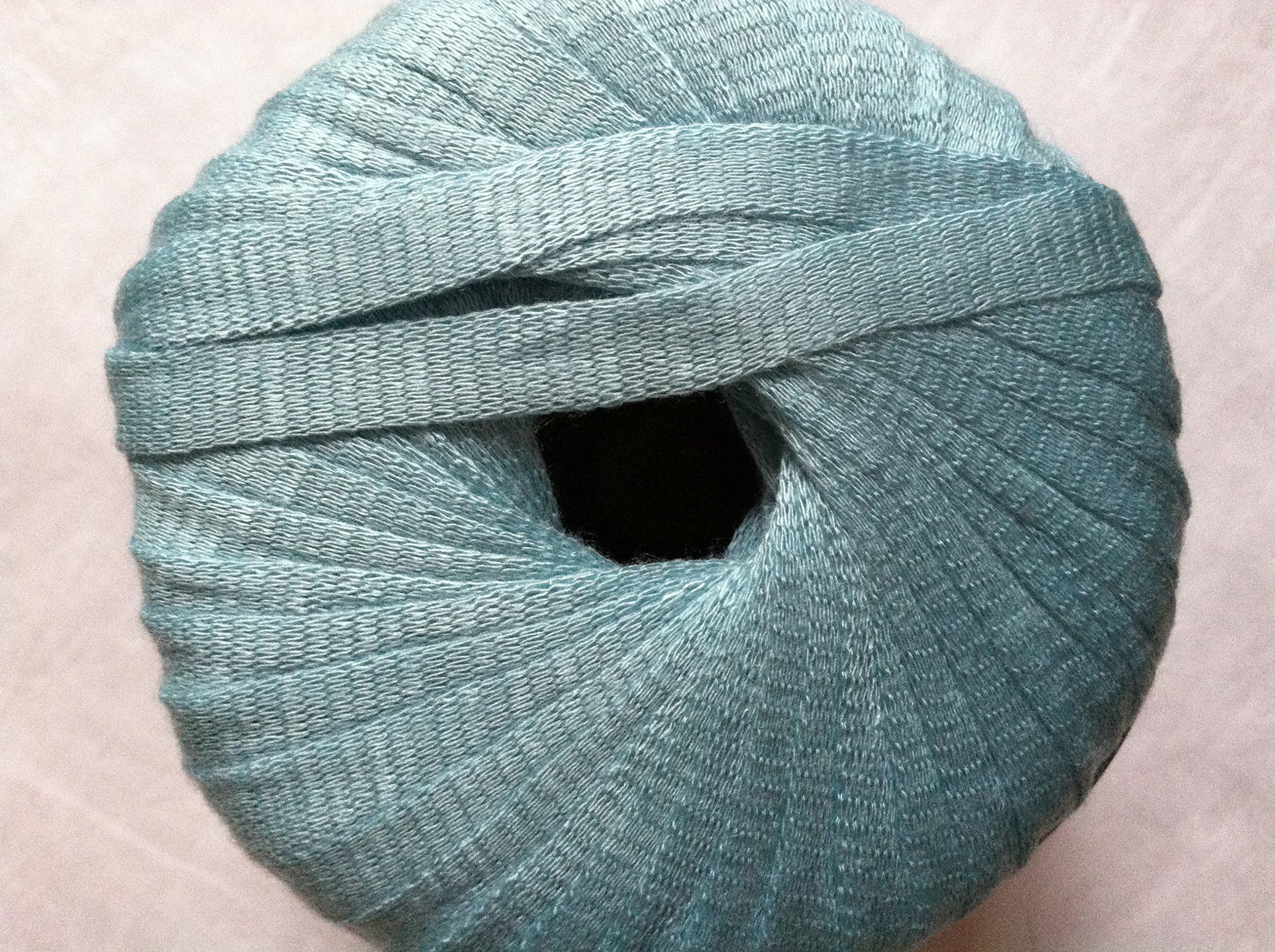 Feza Zumrut 100% Bamboo Robin's Egg Blue Yarn 50gr