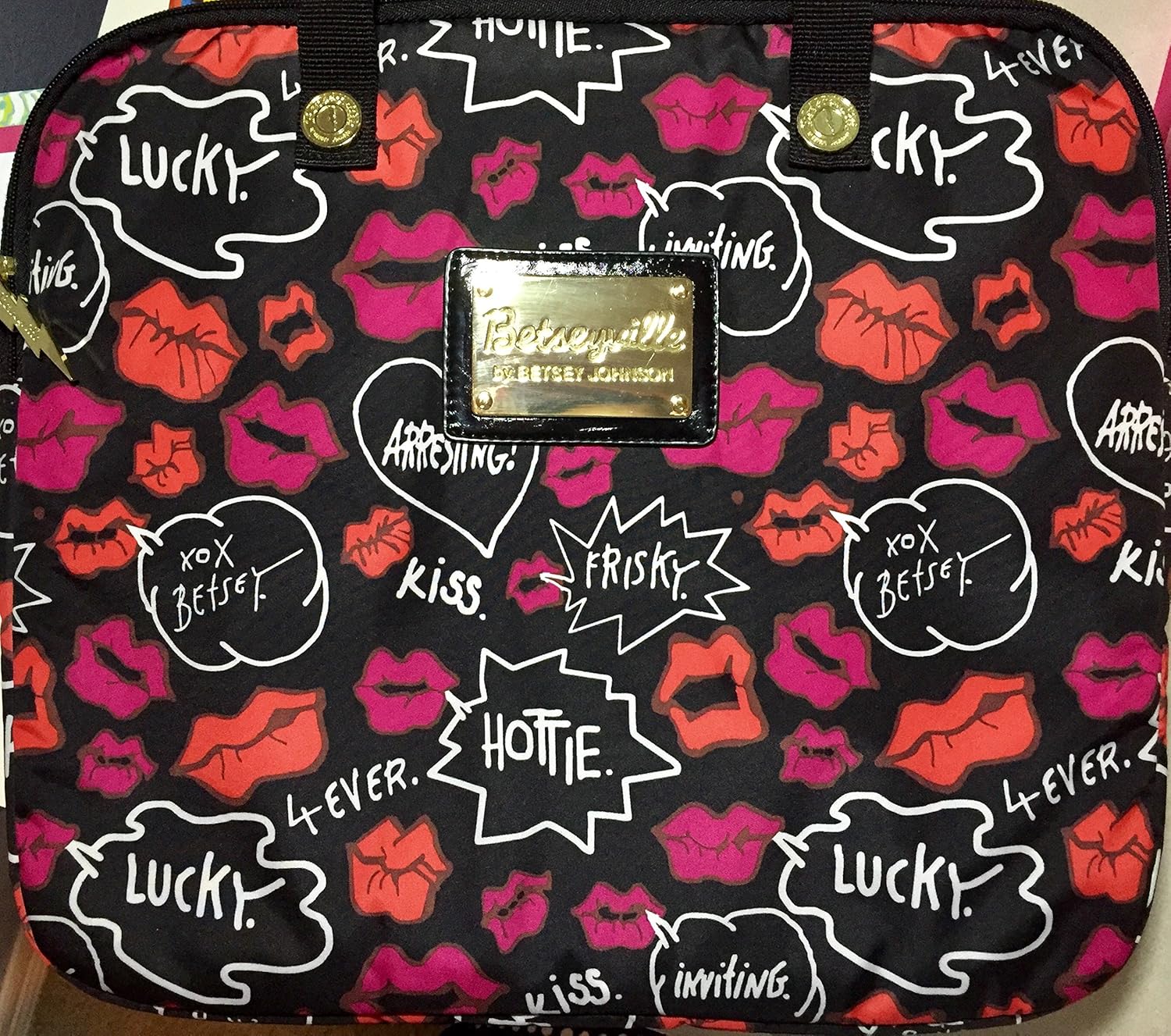 betsey johnson computer bag