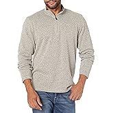 Wrangler Authentics mens Long Sleeve Fleece Quarter-zip