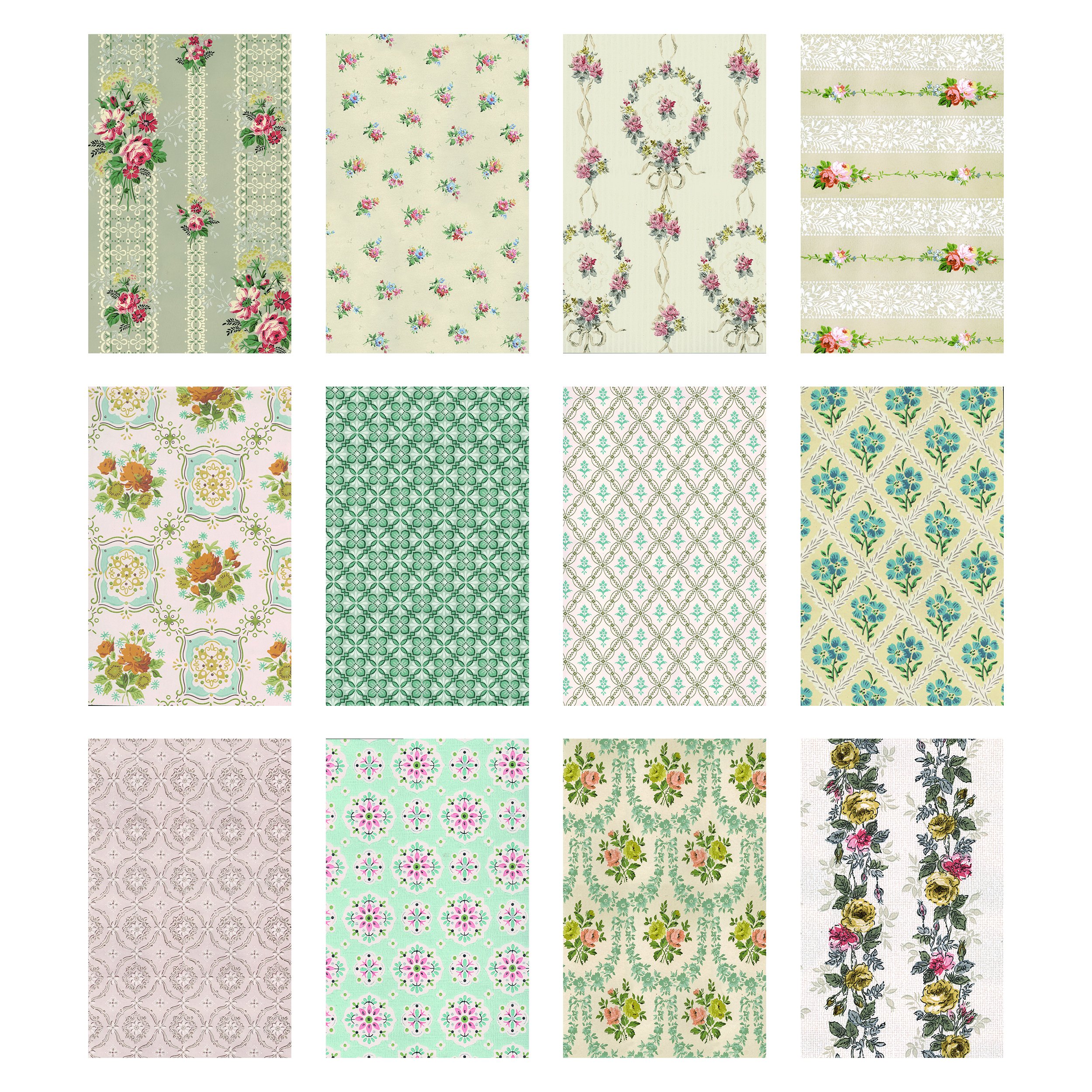 Tim HoltzAdvantus Idea-Ology Worn Wallpaper 5"X8" 24/Pkg