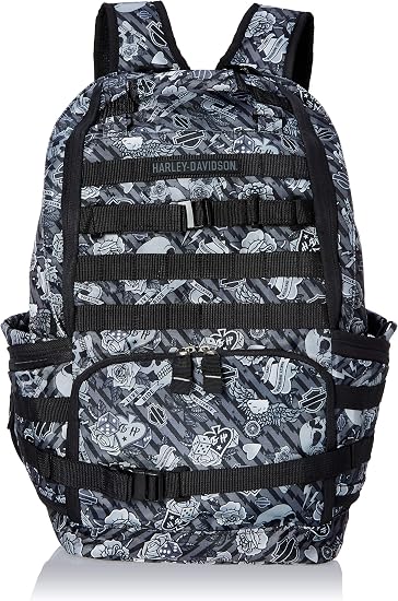 Amazon.com: Harley Davidson Stellar mochila mochila), 99214-GRY: Harley- Davidson