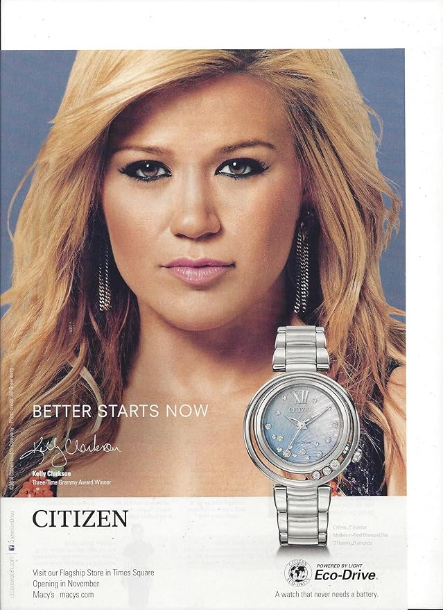 PRINT AD With Kelly Clarkson For 2014