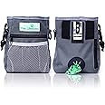 Paw Lifestyles – Dog Treat Training Pouch – Easily Carries Pet Toys, Kibble, Treats – Built-in Poop Bag Dispenser – 3 Ways to