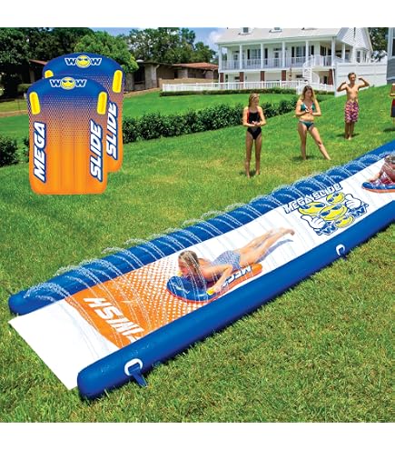 Packing Slide Raft Inflatable Sled WOW Sports - Mega Slide Sleds - 2 Pack - Inflatable ...