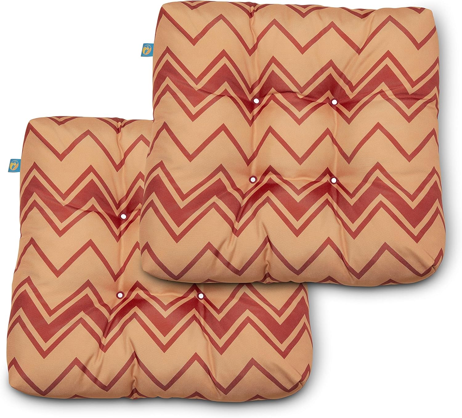 Duck Covers Water-Resistant 19 x 19 x 5 Inch Indoor Outdoor Seat Cushions, Gull Grey, 2-Pack : Garden & Outdoor