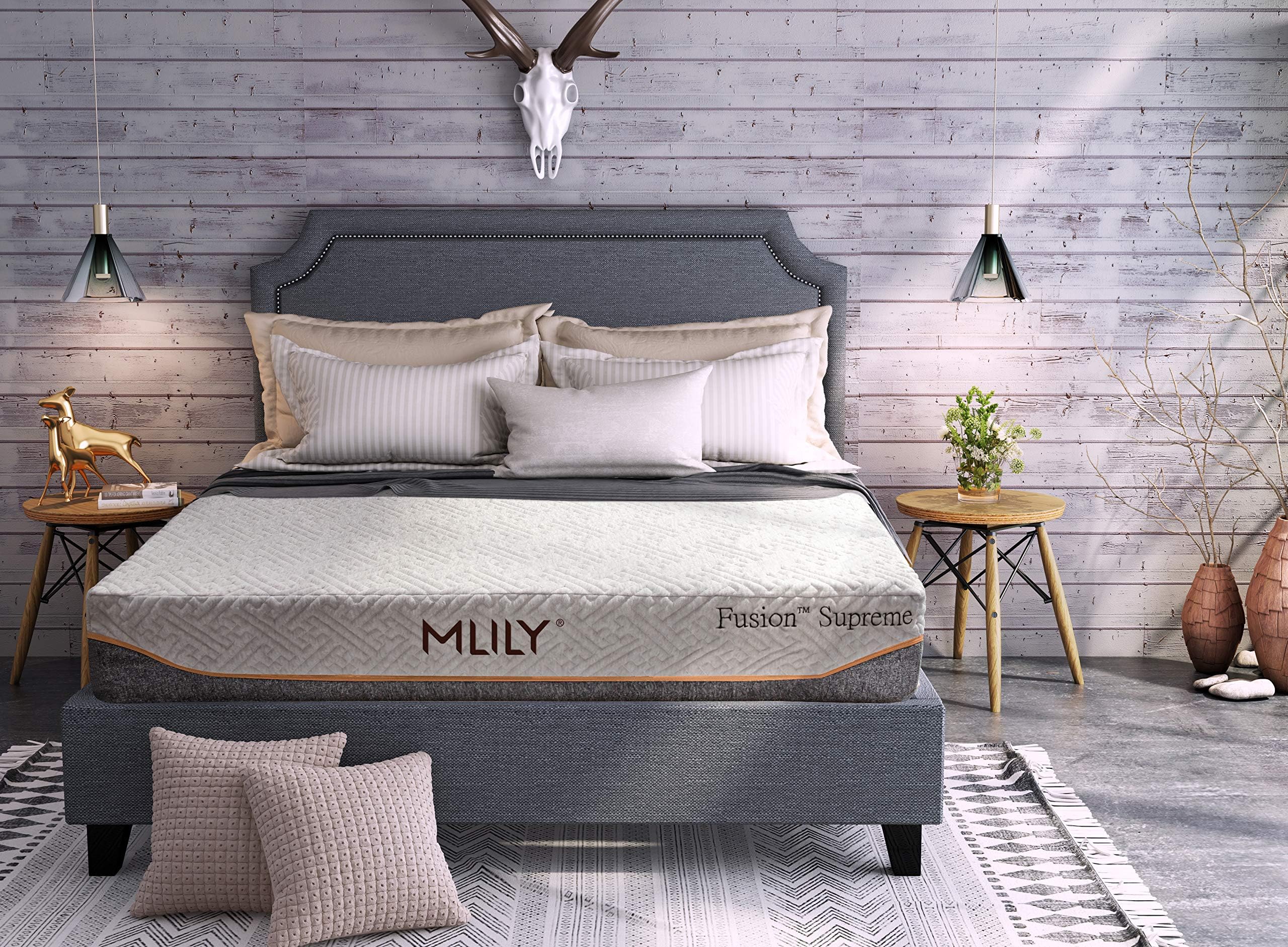 MLILY 11.5’’ Fusion Supreme Memory Foam Hybrid Mattress (Queen)
