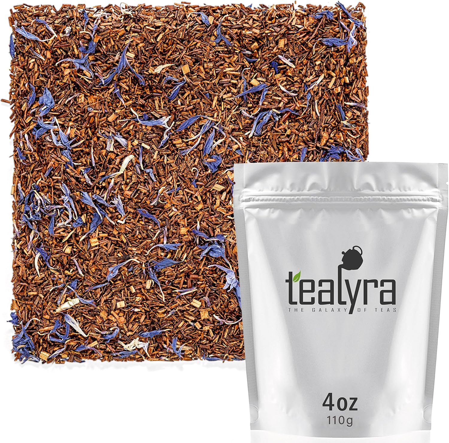 Tealyra Rooibos Earl Grey CaffeineFree Herbal Loose Leaf Tea